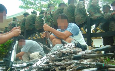 En el departamento se han desmovilizado en 30 municipios 1.260 personas. Archivo