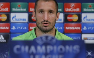 Giorgio Chiellini, defensor de la Juventus. AFP