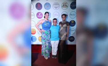 Marisela Arévalo, exseñorita Norte de Santander; Rafael Páez, diseñador cucuteño; y Lucía Aldana, exseñorita Colombia.