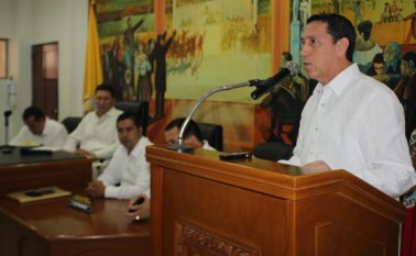 Jimy Galán dijo estár tranquilo por la medida dado que su actuación, según él, está centrada en la ley. Alfredo Estévez