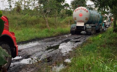 Desastre ambiental en Putumayo por derrame de crudo generado por las Farc. Colprensa