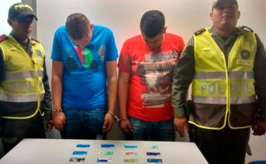Los delincuentes habían sido capturados anteriormente por delitos similares. Policía Nacional