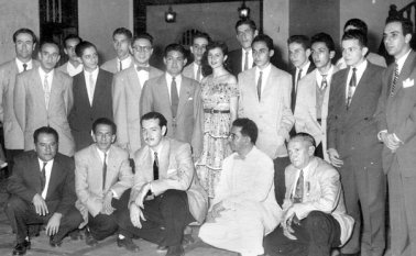 Imagen tomada hace 60 años con motivo del Campeonato Suramericano Juvenil y de Mayores, en Cúcuta. Cortesía