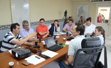 En la reunión con la viceministra de Minas plantearon los problemas que tienen sobre las normas de  seguridad. Rodrigo Sandoval