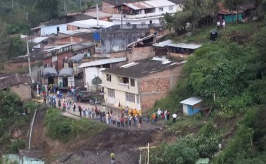 Según Corponor con el pasar de los días se han incrementado las zonas vulnerables a nuevos deslizamientos. Suministrada