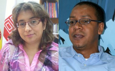 Claudia Toloza y Carlos Flórez. Archivo