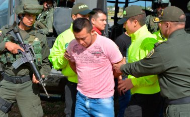 'Rikarena' coordinó el primer anillo de seguridad de 'Megateo'. Colprensa