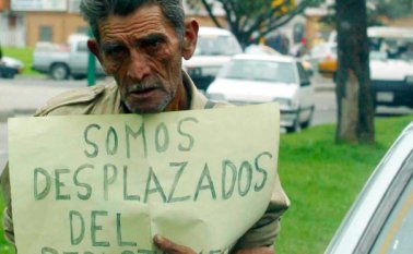 En 2014 hubo 360.000 desplazados en Colombia. Colprensa