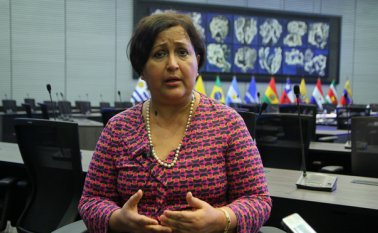 Tibisay Lucena, presidenta del Consejo Nacional Electoral (CNE). Foto flickr.com/ Agencia de Noticias ANDES