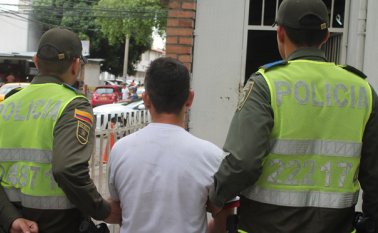 El hombre quedó a disposición de la Fiscalía. Policía Nacional