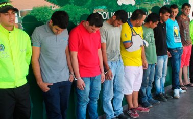 La organización criminal actuaba mediante el atraco a mano armada. Policía Nacional