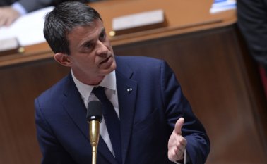 Primer ministro de Francia, Manuel Valls. AFP