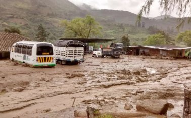 Este taller ubicado en el casco urbano del municipio resultó afectado por el desbordamiento de la quebrada el Arpero. Suministrada
