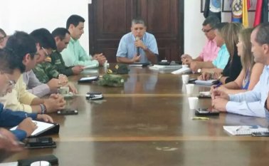 En las instalaciones de la Gobernación de Norte de Santander se desarrolló el consejo de seguridad. Twitter