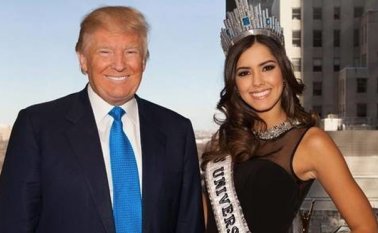 Donald Trump y Paulina Vega. Colprensa