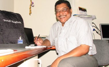 Pedro Cuadro dictaba clases de inglés y era catedrático en la Universidad Libre. Cortesía