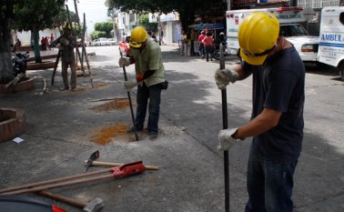 Las obras del parque estarán listas para el 20 de julio y se dará continuidad a otros proyectos de mejoramiento del espacio público rosariense. Archivo