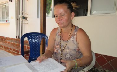 Francy Jackeline Serrano, madre de la menor que clama atención médica. Orlando Carvajal