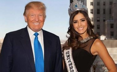 Donald Trump y Paulina Vega Colprensa