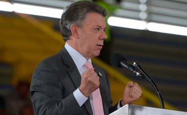 Santos afirmó que las Farc están débiles, porque no se ha bajado la guardia en la lucha. Colprensa