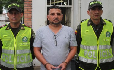 Juan Pablo Martínez Salazar, de 49 años, natural de Anserma, Caldas. Policía Nacional