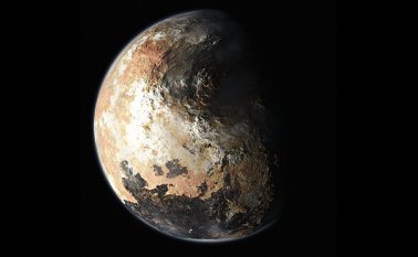 Una de las imágenes de Plutón que acompaña el documental. Nat Geo