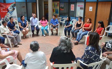 La Casa de Justicia organiza periódicamente actividades de promoción y prevención de violencia familiar y el buen trato.
Archivo
