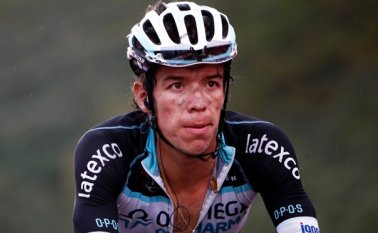Rigoberto Urán llegó tercero este miércoles en la etapa 17 del Tour de Francia Archivo