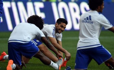 Falcao entrenando junto a Willian y Juan Cuadrado  Chelsea FC