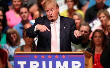 Trump está acreditado con el 21% de las intenciones de voto en New Hampshire. AFP