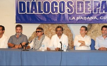 Delegación de las Farc en La Habana, Cuba. Colprensa