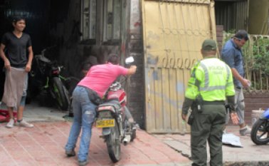 La Policía está haciendo operaciones de despeje del espacio público. Archivo