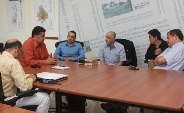 Reunión del gremio con Donamaris y Tulio Zuluaga. Cortesía