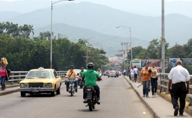 Puente Internacional Simón Bolívar, que comunica a Villa del Rosario con San Antonio del Táchira. Archivo