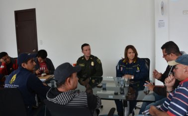 Con la presencia de la coordinadora departamental de Gestión del Riesgo, Norela Arenas, se habilitó la sala de crisis. Roberto Ospino