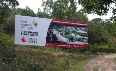 La carretera que permitirá el acceso al nuevo Gramalote tiene como área de influencia las veredas Miraflores, Valderrama, Boyacá, La Garza y Violetas. Archivo