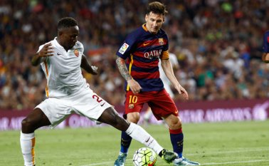 EBarcelona se colocó por delante antes del descanso, con los tantos de Neymar (26) y Messi (41). AFP