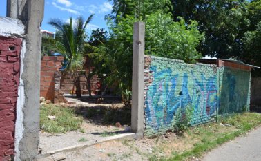 Un terreno ubicado entre las avenidas 7 y 8 de San Martín es por el que pelea Gladys Díaz desde 1989. Rodrigo Sandoval