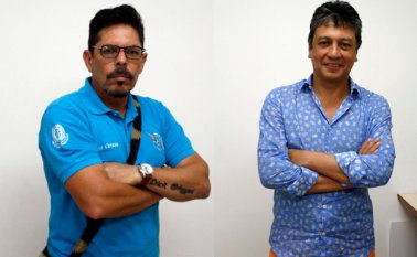 El venezolano Luis Cerasa tiene 26 años en el cine. El caleño Colbert García tiene 28 años en el cine. Mario Caicedo