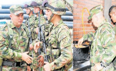 Coronel Marcos Pinto, comandante de la Brigada 30 del Ejército Archivo