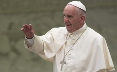 El papa Francisco habló del proceso de paz de Colombia. AP
