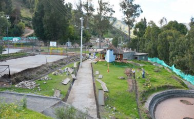 Mientras se ejecutan las obras el parque estará cerrado al público. Roberto Ospino