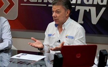 Juan Manuel Santos, presidente de la República. Colprensa