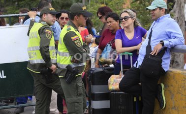 Así amanece el puente Simón Bolívar tras cinco días de cierre de frontera. Juan Pablo Cohen