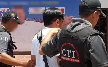 Hacia las instalaciones de la Fiscalía, en Cúcuta, fue trasladado Wilkin Roa. Cristian Herrera