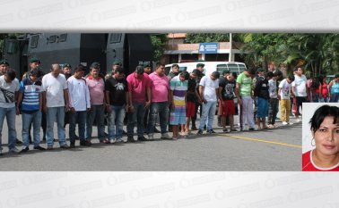 Fuentes Díaz fue detenida en el barrio La Sabana (Los Patios), el 26 de junio de 2014, tras una redada contra integrantes del Clan Úsuga. Archivo