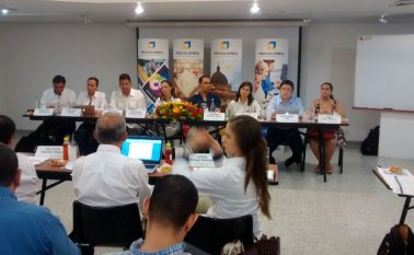 Conversatorio de Procolombia en la Cámara de Comercio de Cúcuta. Johan García