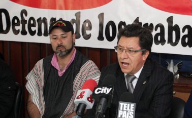 Luis Alejandro Pedraza, presidente de la Central Unitaria de Trabajadores. Cortesía