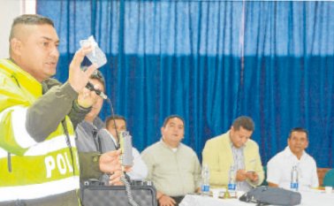 Con el Alcohosensor se demostró si una persona ha consumido o no bebidas embriagantes Roberto Ospino