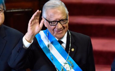 El vicepresidente Alejandro Maldonado es un exmagistrado conservador. AFP